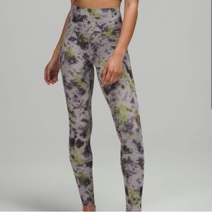 Lululemon Tie Die Align Sports Bra/Leggings Set